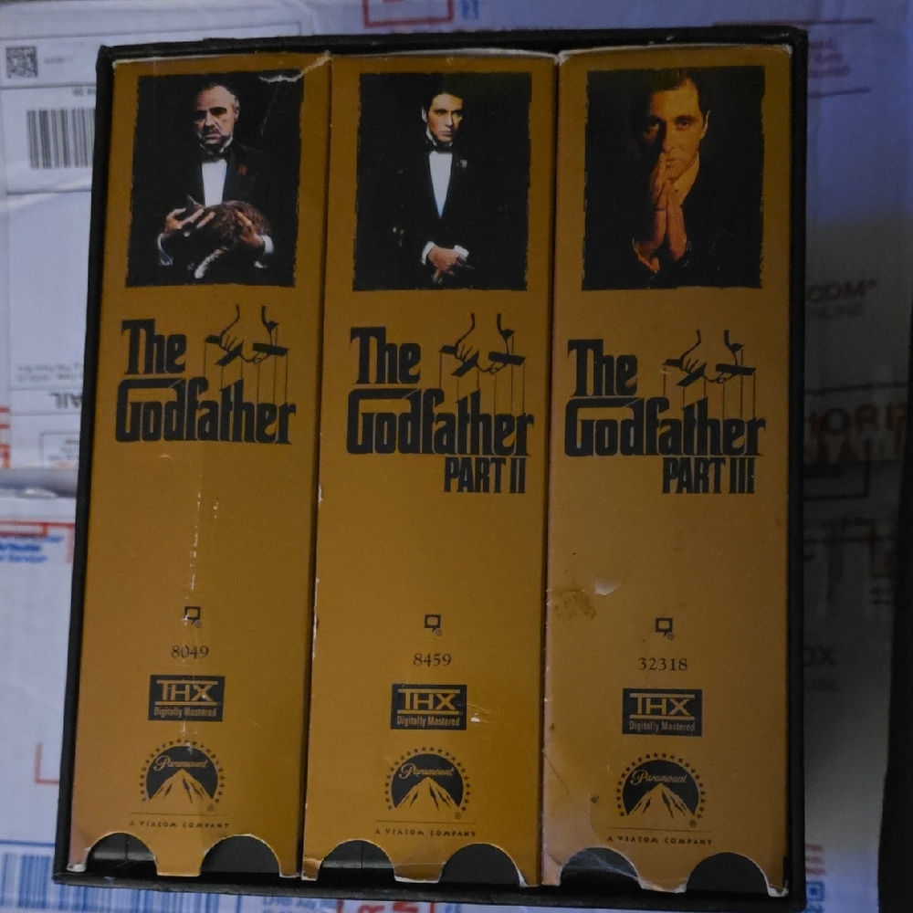 The Godfather Trilogy VHS Box Set